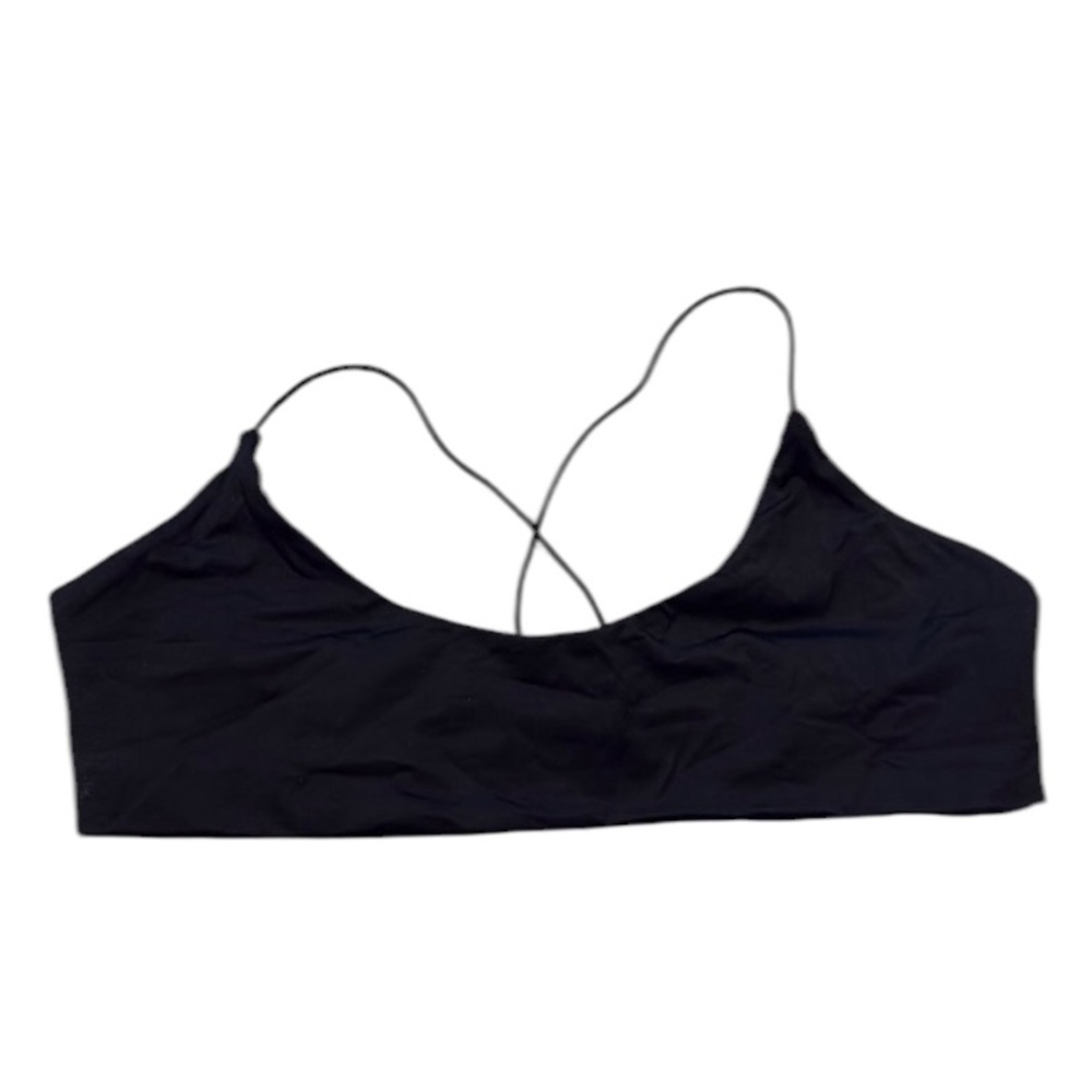 Four Three Seven Black Bikini Top